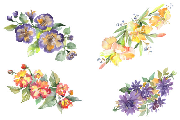 Bouquet Hoverla Watercolor